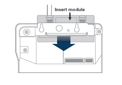 Re-inserting communications module into Genius Countertop