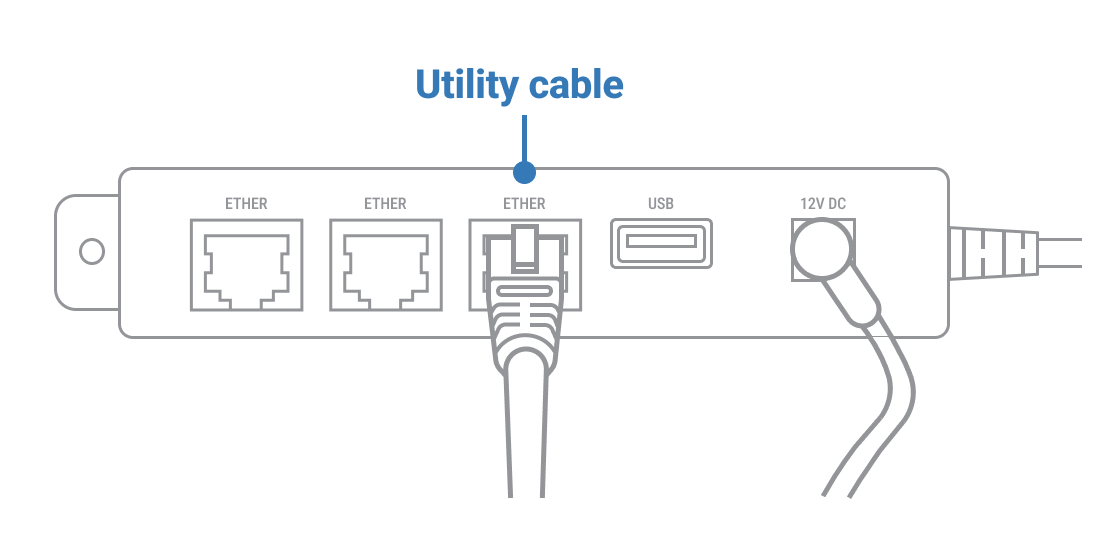Inserting ethernet cable into network switch