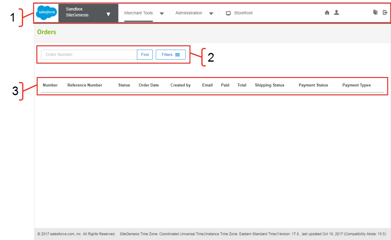 How do I open the Payment Cartridge on Salesforce? Descriptive Image - Payment Cartridge Open on Salesforce Orders Page Orders page