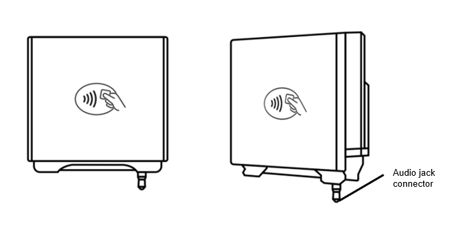 Diagram of an Audio jack device.